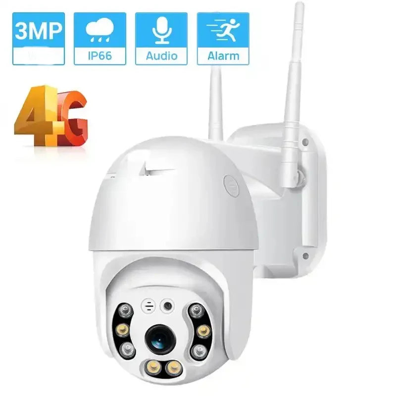 Caméra de surveillance extérieure 4g Gsm Sim V380 Pro