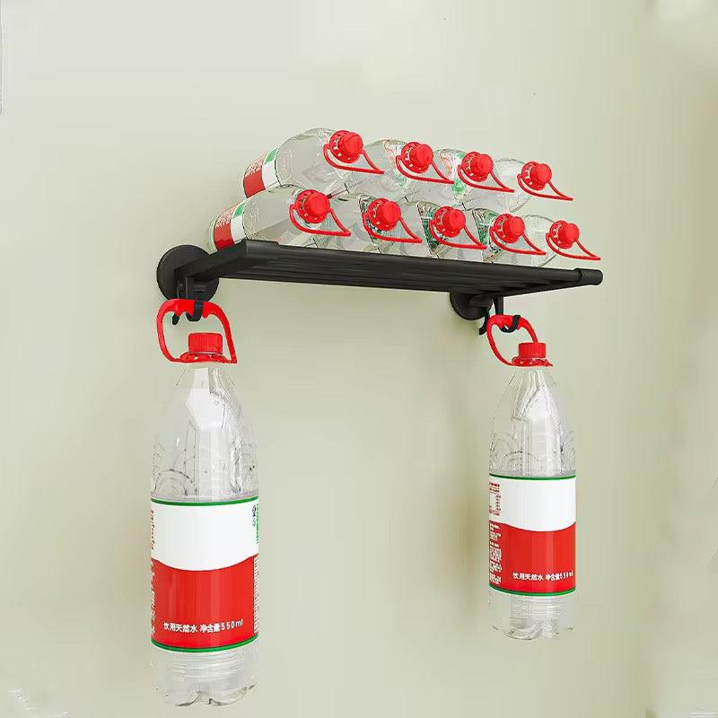 Étagère de Salle de Bain Multifonction Sans Clou – Porte-Serviettes, Chaussettes et Chaussons