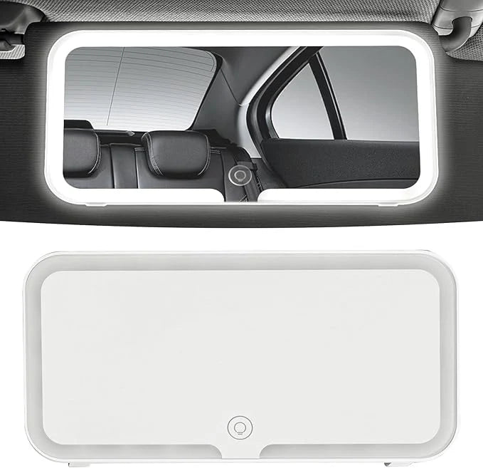 Miroir De Courtoisie Pour Pare-soleil De Voiture À LED