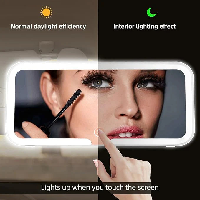 Miroir De Courtoisie Pour Pare-soleil De Voiture À LED
