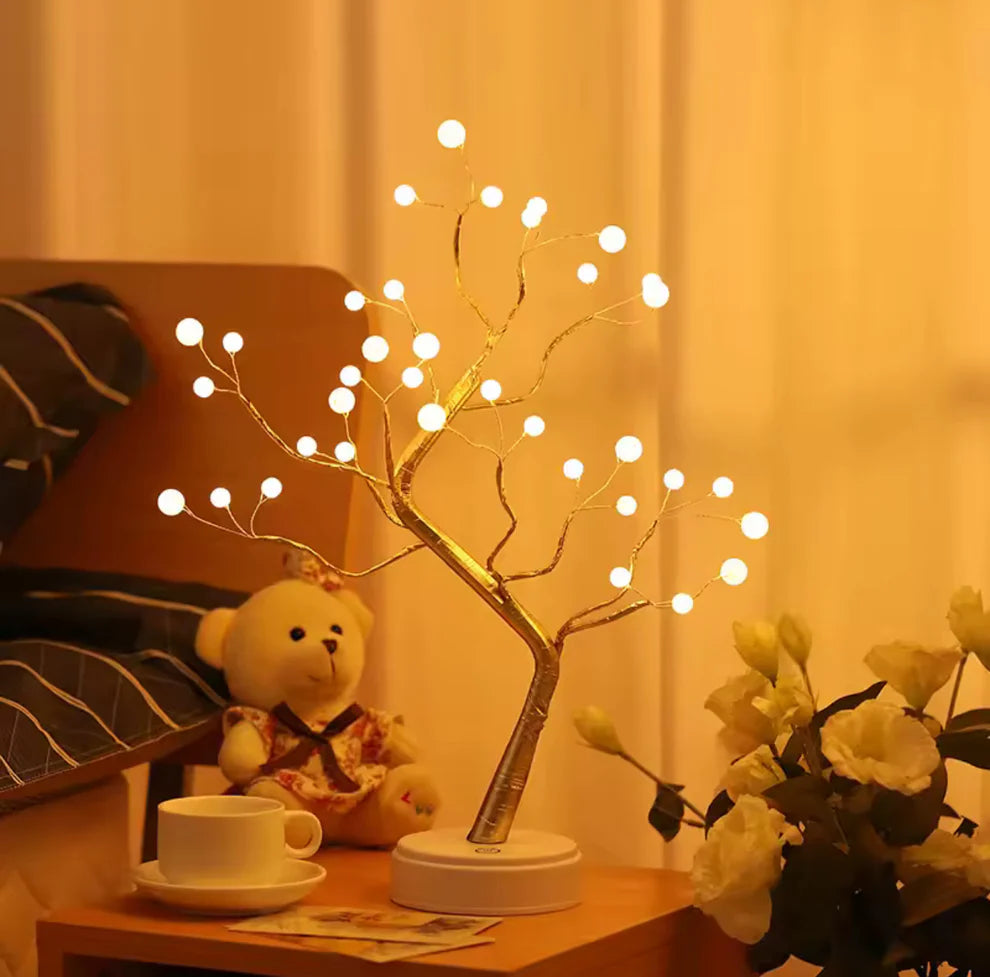 Lampe LED Arbre à Perles – Éclat magique et ambiance apaisante
