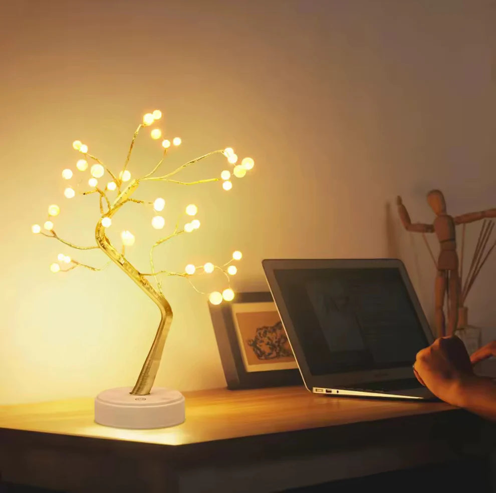 Lampe LED Arbre à Perles – Éclat magique et ambiance apaisante