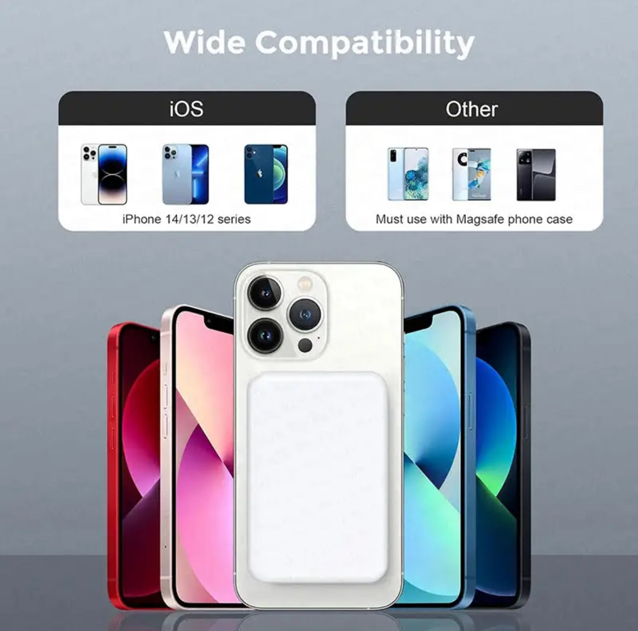 Power Bank Apple 5000 mAh compatible Magsafe