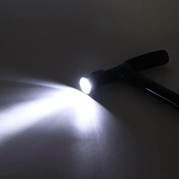 Canne de marche pliable trusty cane avec lumière LED