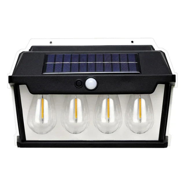 applique solaire avec 4 ampoule