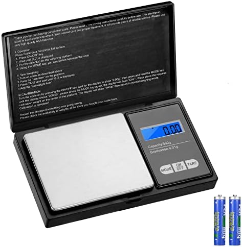 Balance De Précision Numérique Pour Bijoux Et Cuisine De 0.4 À 500g